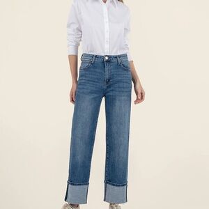 Kut from the Kloth Blue Straight Leg Jeans